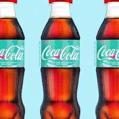 Maailman ensimmäinen Coca-Cola toi markkinoille merijätteen muovikierrätyspullon